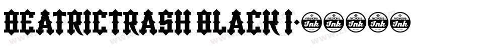 BeatricTrash Black I字体转换